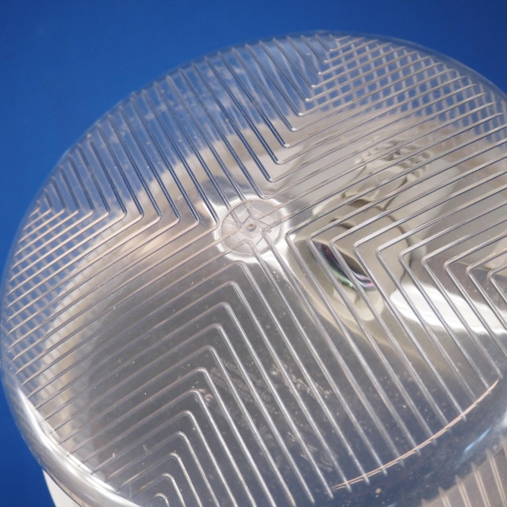 Wall light with textured plastic diffuser by Legrand (IP44)