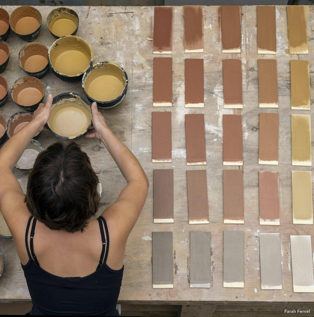 Clay paint Léém by BC materials - Red