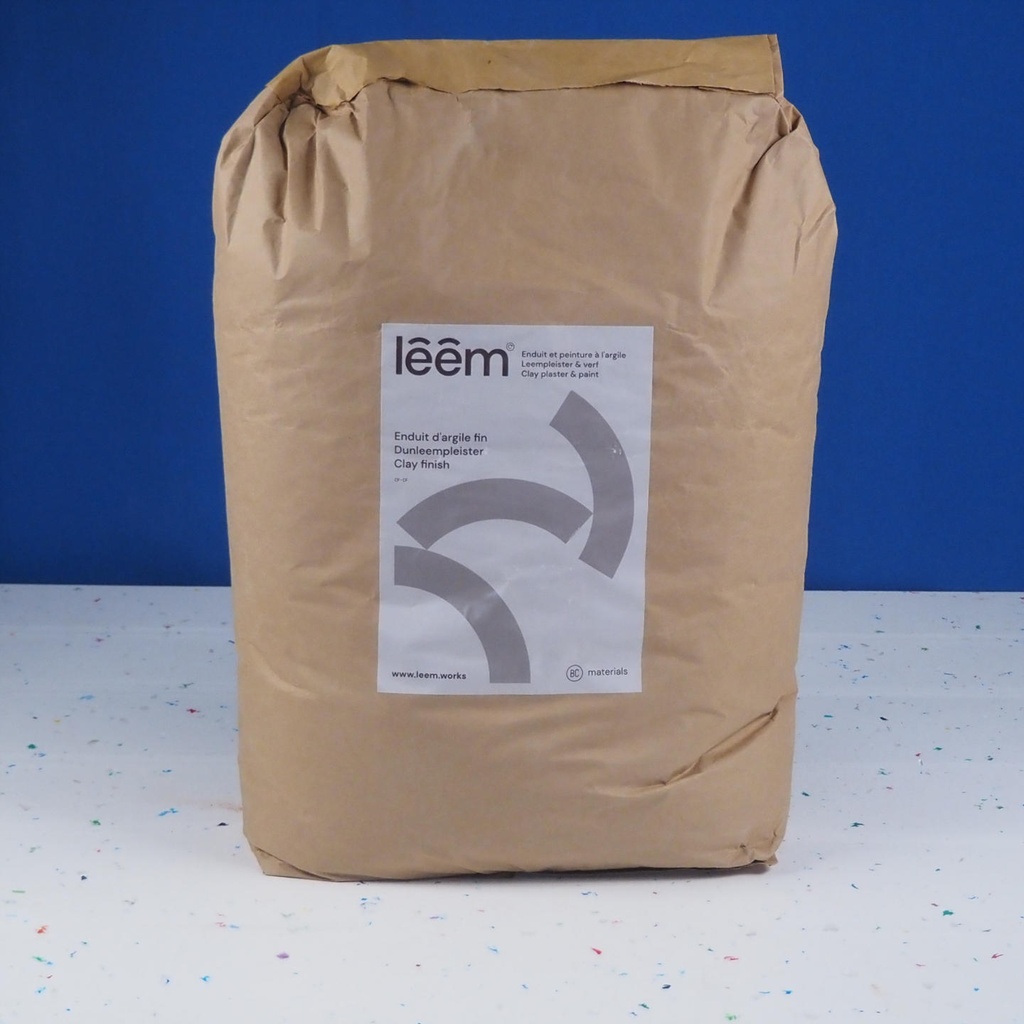Clay finish Léém by BC materials - Red (25 kg)