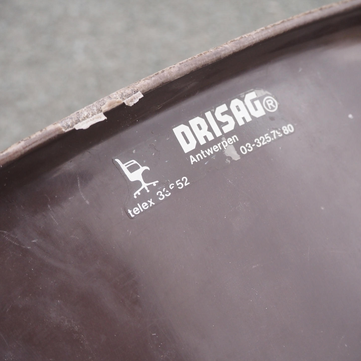 Stackable chair by J.P. Emonds Alt for Drisag (ca. 1970) - Brown