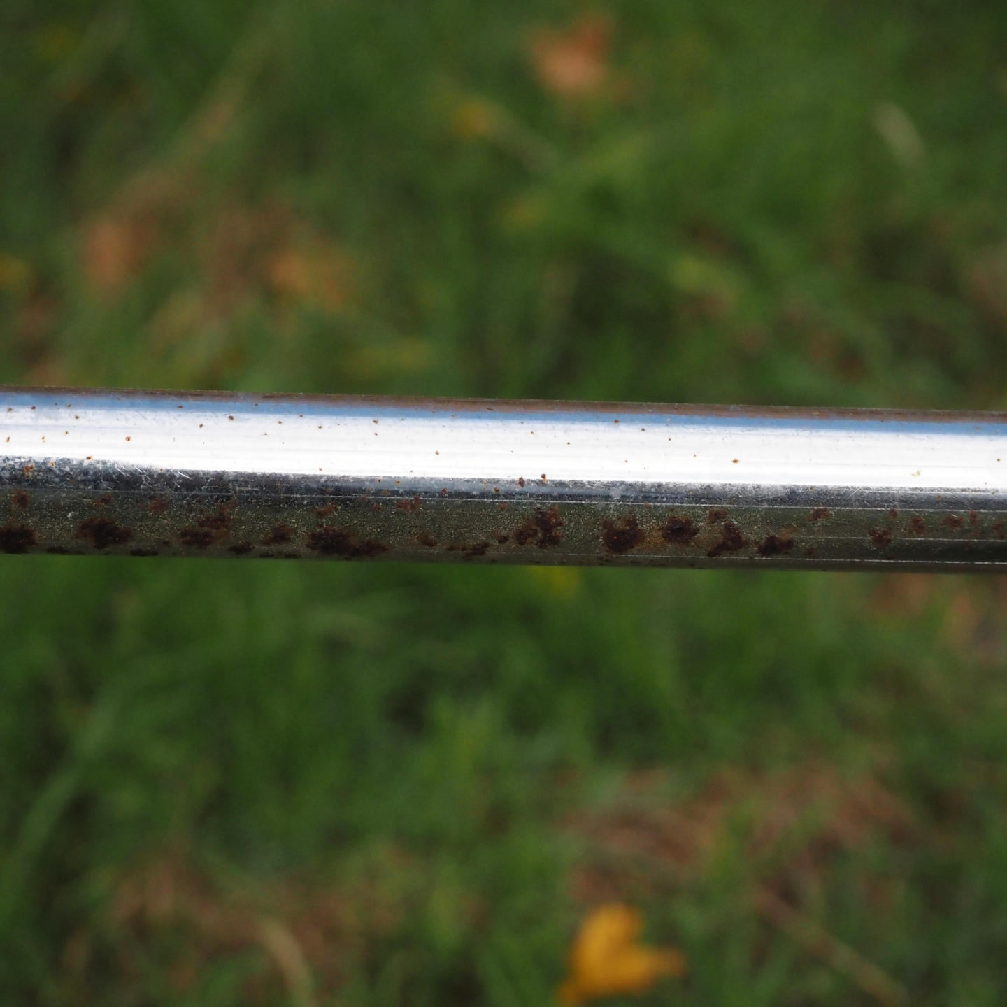 Stackable school chair with chromed steel legs