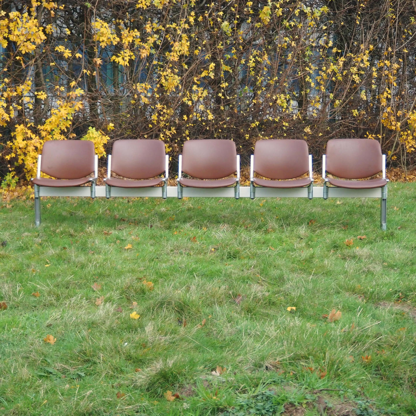 Beam seating 'DSC Axis 3000' by Giancarlo Piretti for Castelli - 5 seats