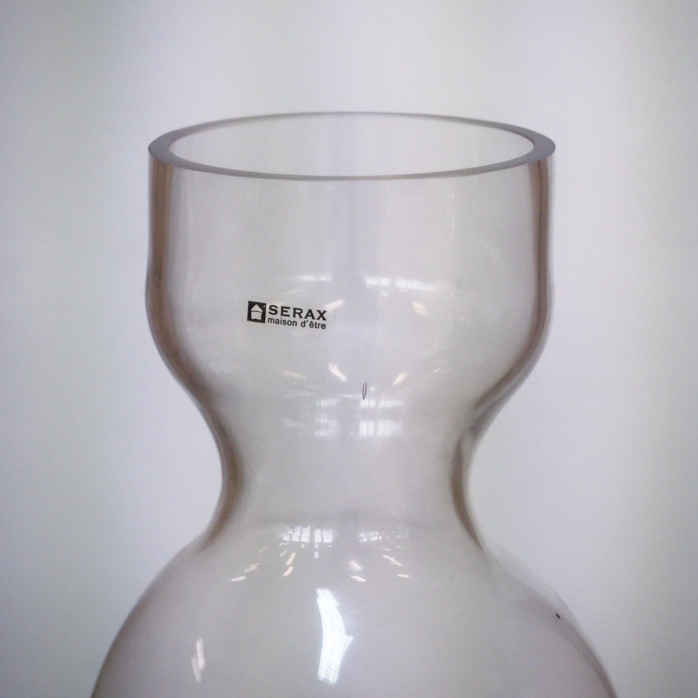 Vase in glass by Serax (H. 70,5 cm)
