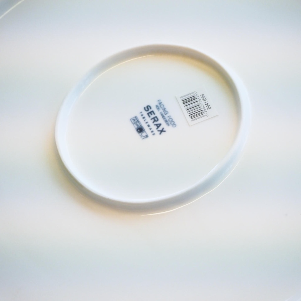 Box of 2 serving plates 'Facing Food' by Roel van de Beek for Serax (⌀ 32 cm)