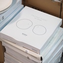 Box of 2 serving plates 'Facing Food' by Roel van de Beek for Serax (⌀ 32 cm)