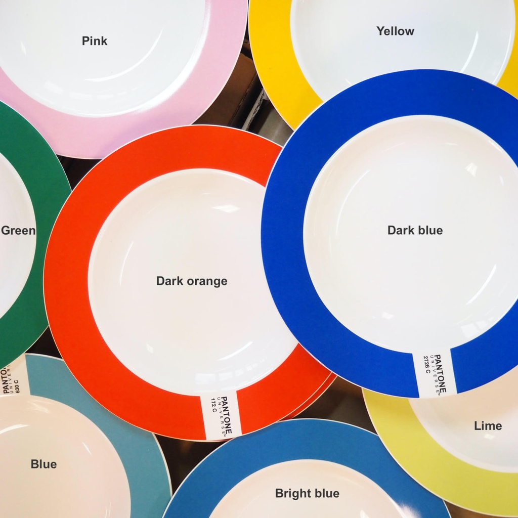 Soup plate 'Pantone' by Luca Trazzi for Serax (various colors)