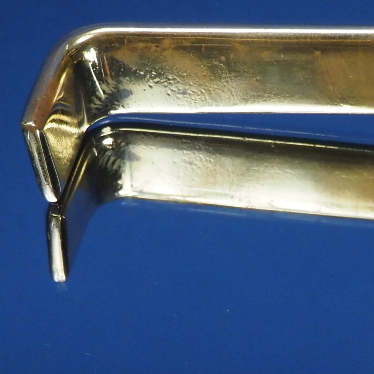 Door handle in chromed brass by Maison Vervloet (ca. 1973) - Polished