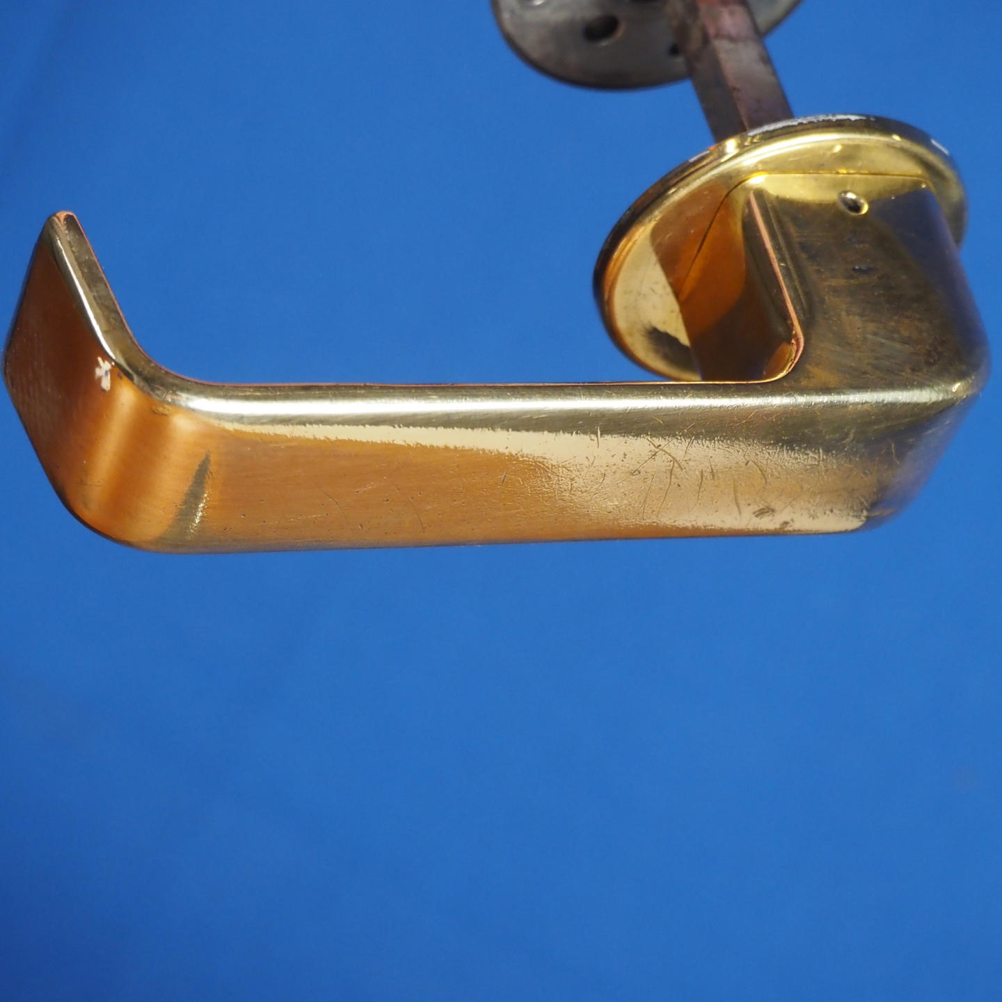 Door handle in chromed brass by Maison Vervloet (ca. 1973) - Polished