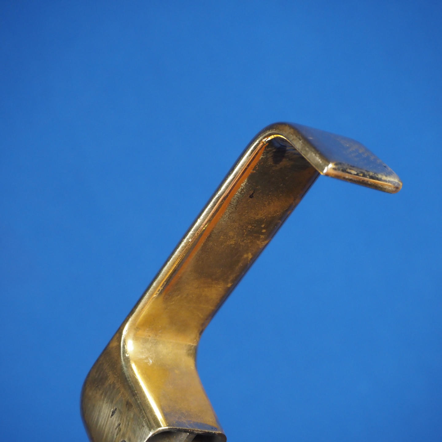 Door handle in chromed brass by Maison Vervloet (ca. 1973) - Polished