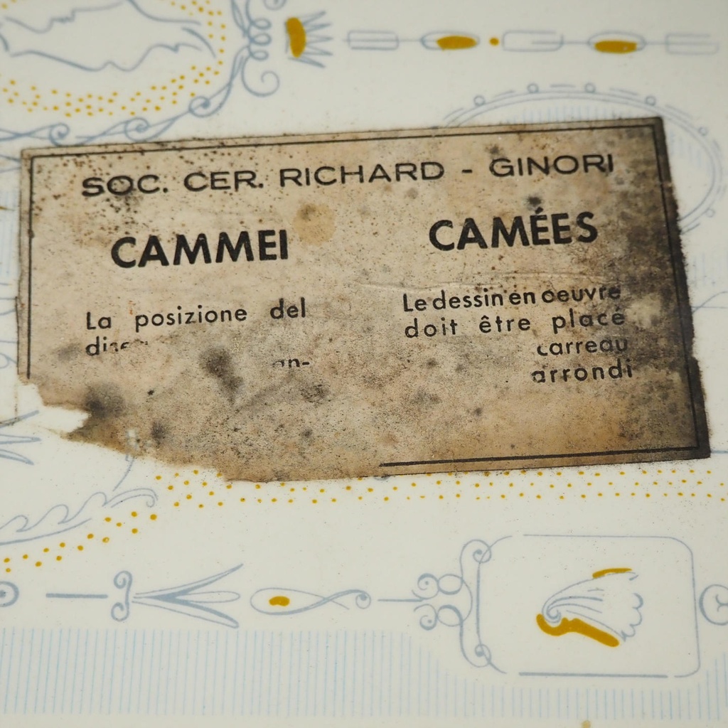 Wall ceramic tiles by Richard Ginori (15,3 x 15,3 cm) - Sold per tile