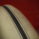 Swivel executive armchair in off-white simili leather by Arredi