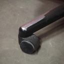 Swivel executive armchair in off-white simili leather by Arredi