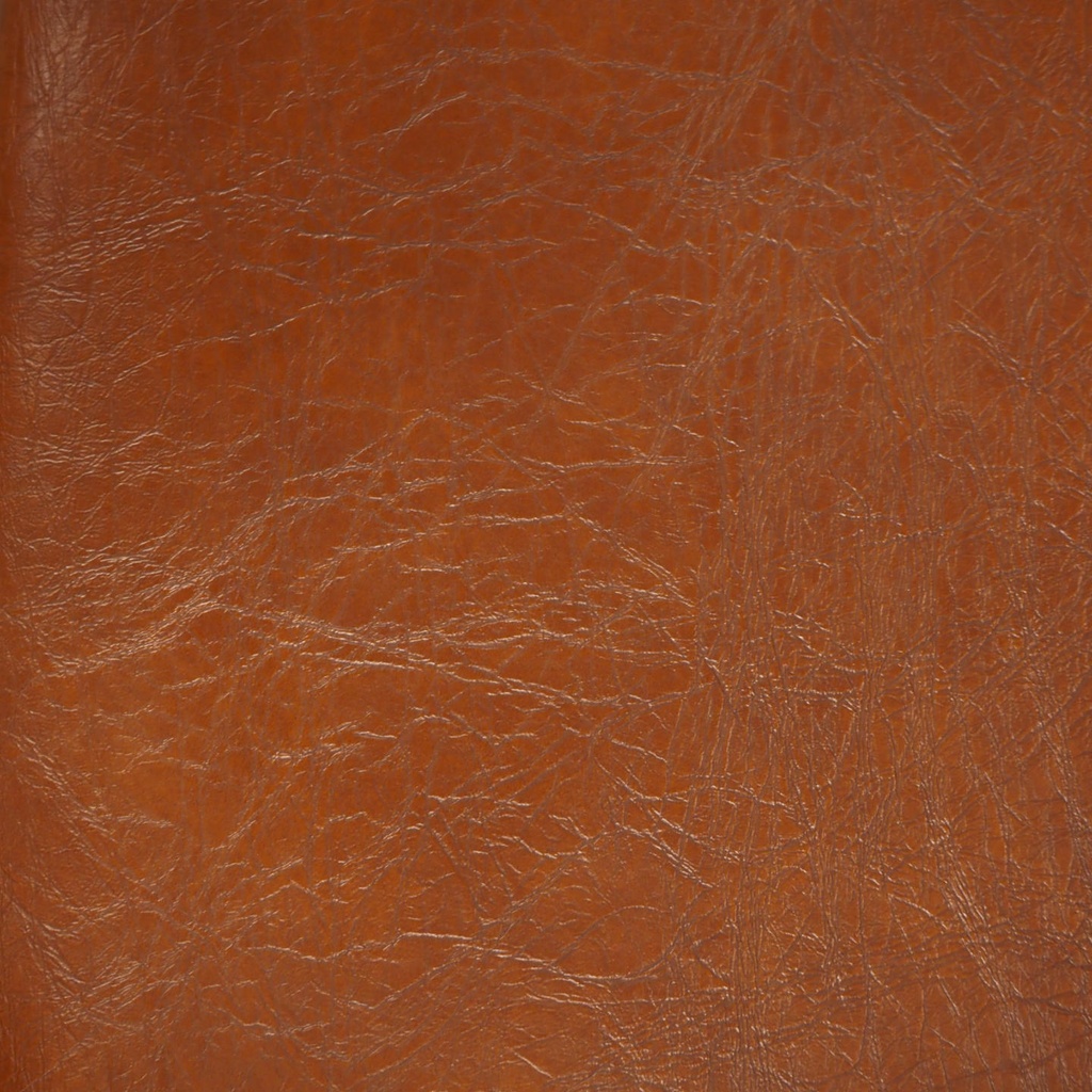 Stackable chair in brown synthetic leather from Antwerp's Court of Appeal