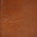 Stackable chair in brown synthetic leather from Antwerp's Court of Appeal