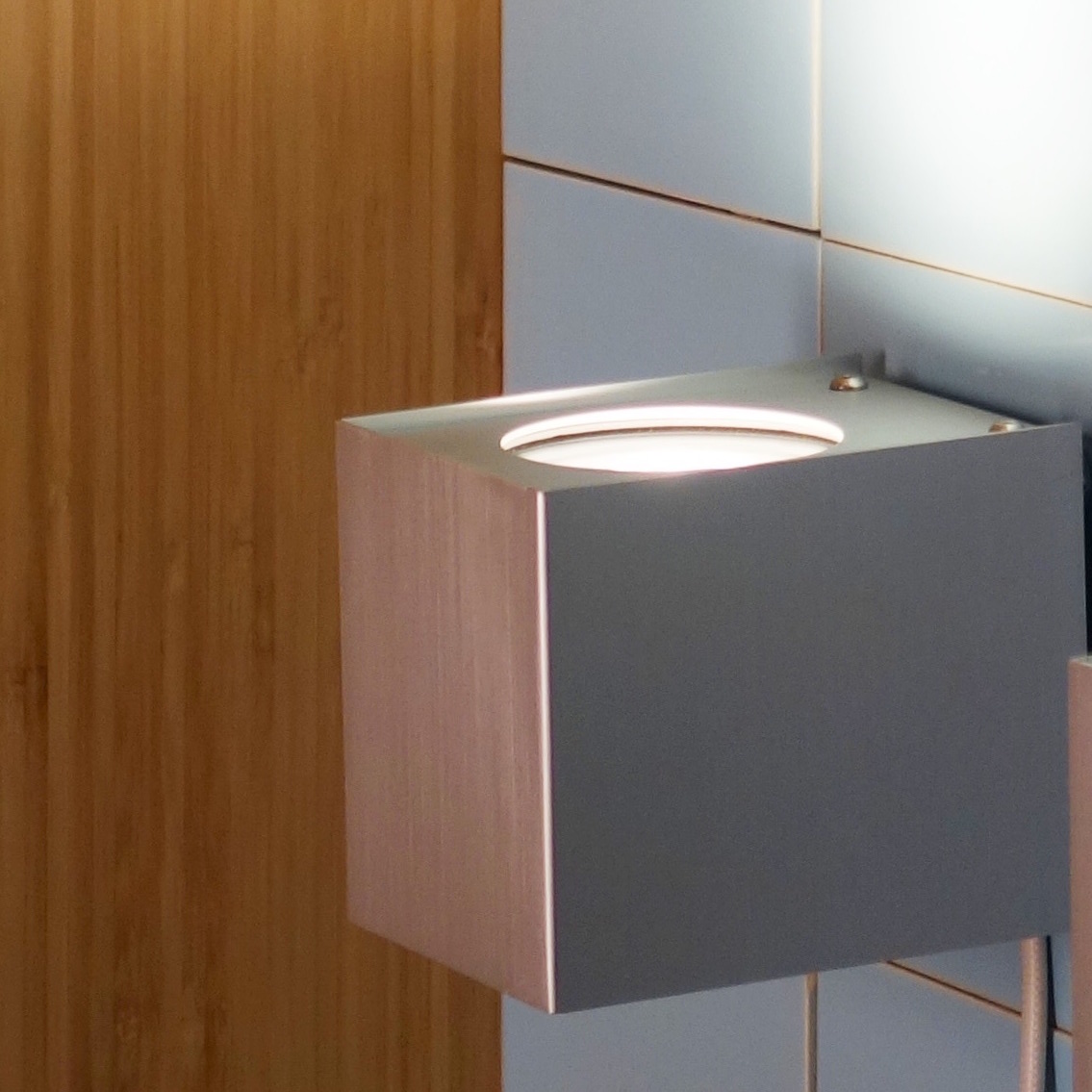 Exterior wall light 'Tube Carre' by Wever &amp; Ducré (IP55)