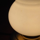 Table light 'Roger' in brass with opaline diffuser