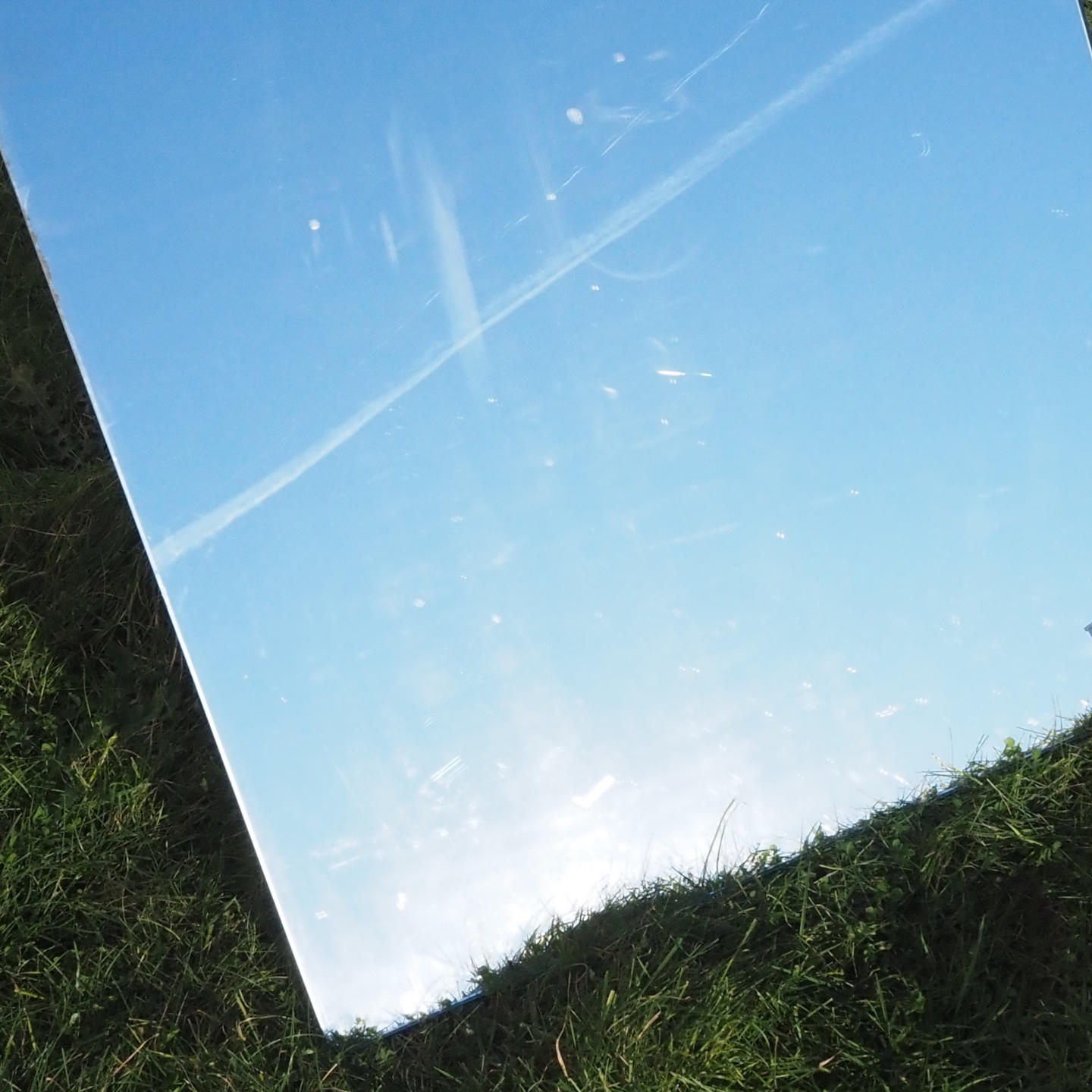 Mirror with two rounded edges (100 x 73 cm)