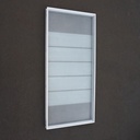Float glass partition for JB 2000 partitions by Beddeleem (H. 238,5 cm x W. 109,5 cm)