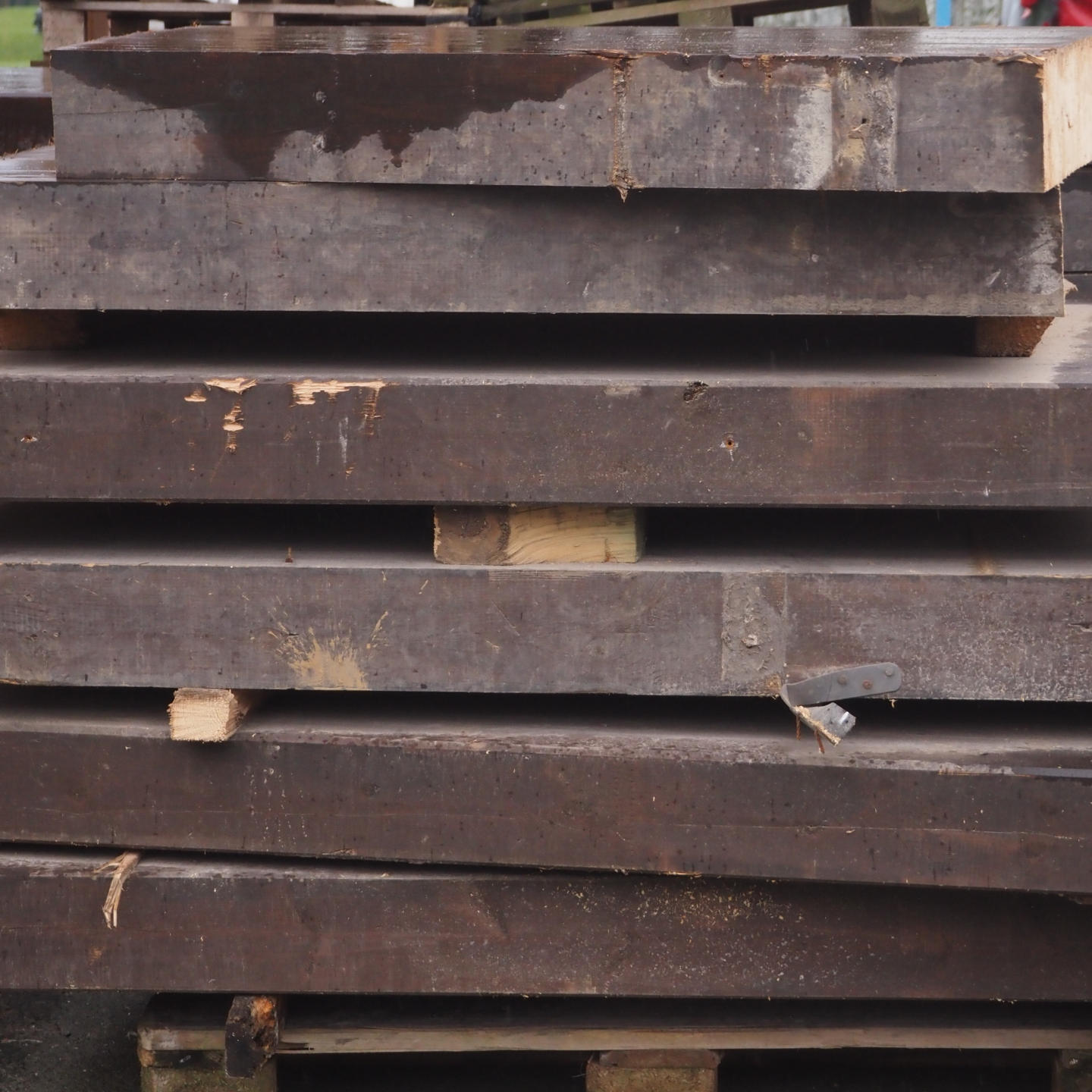 Glued laminated timber panel offcuts (various lengths) - Only available in our physical shop