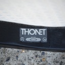 Bar stool '204 RH' by Thonet in black stained beech