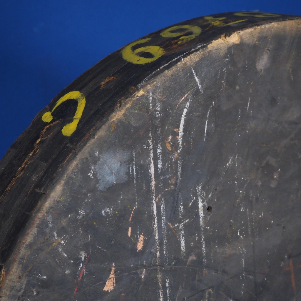 Wooden mould from the Durobor glass factory (Ø 62 cm)