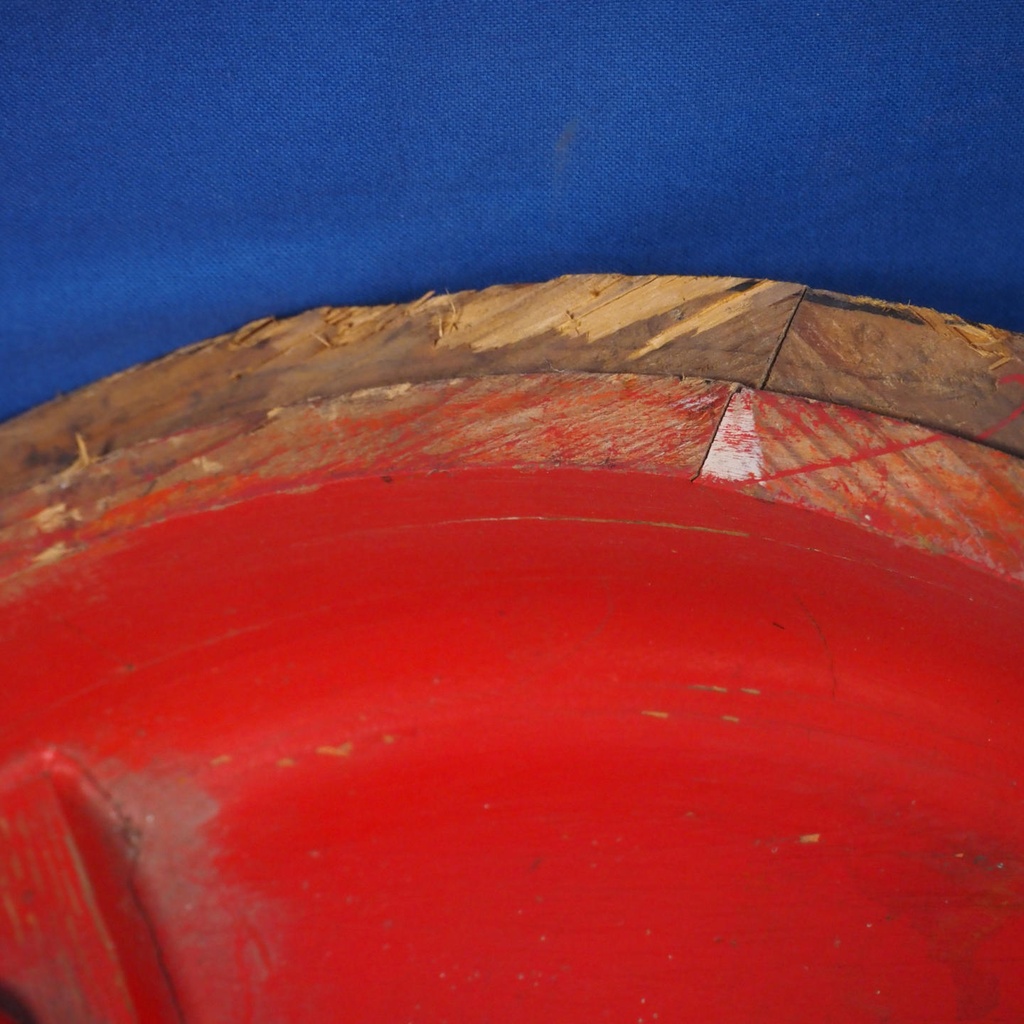 Wooden mould from the Durobor glass factory (Ø 62 cm)