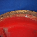 Wooden mould from the Durobor glass factory (Ø 62 cm)