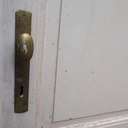 Painted door in solid pine (H. 219,5 cm x W. 86 cm) - Right