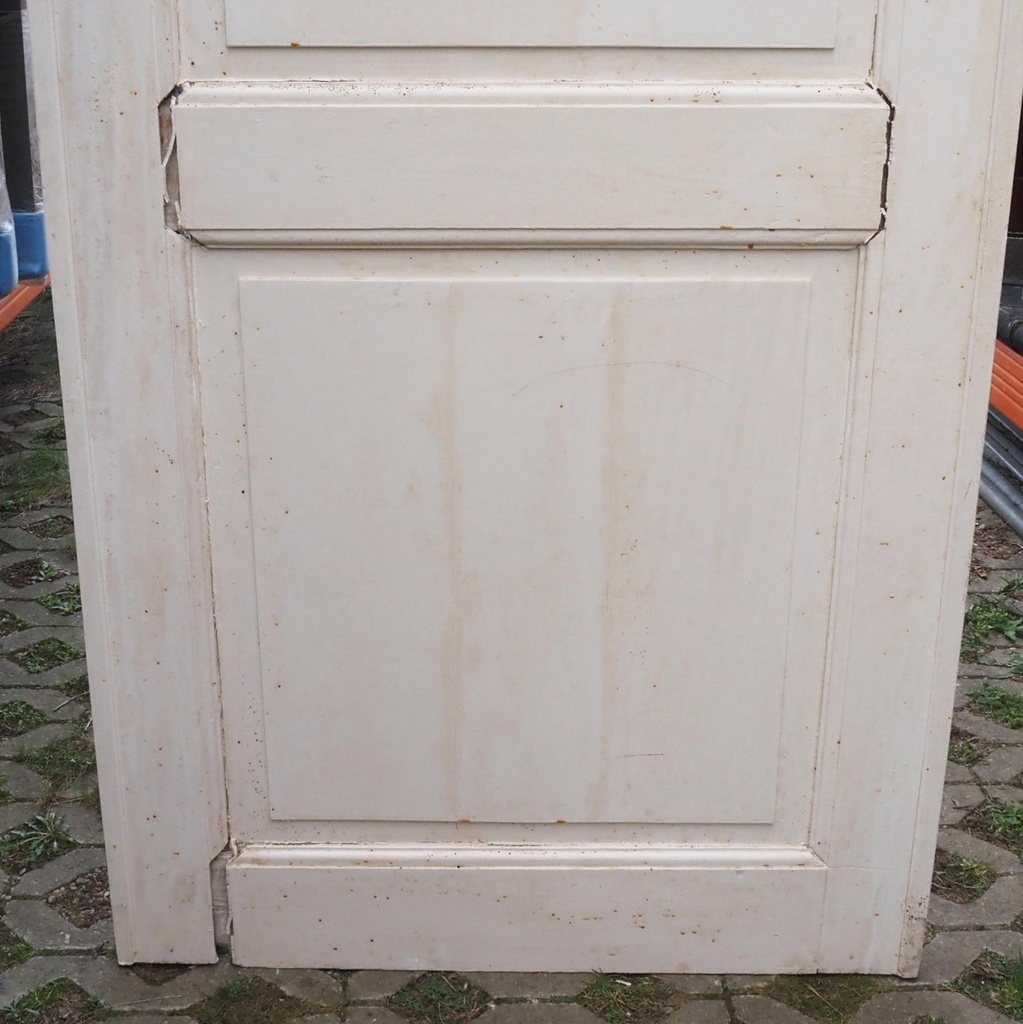 Painted door in solid pine (H. 219,5 cm x W. 86 cm) - Right
