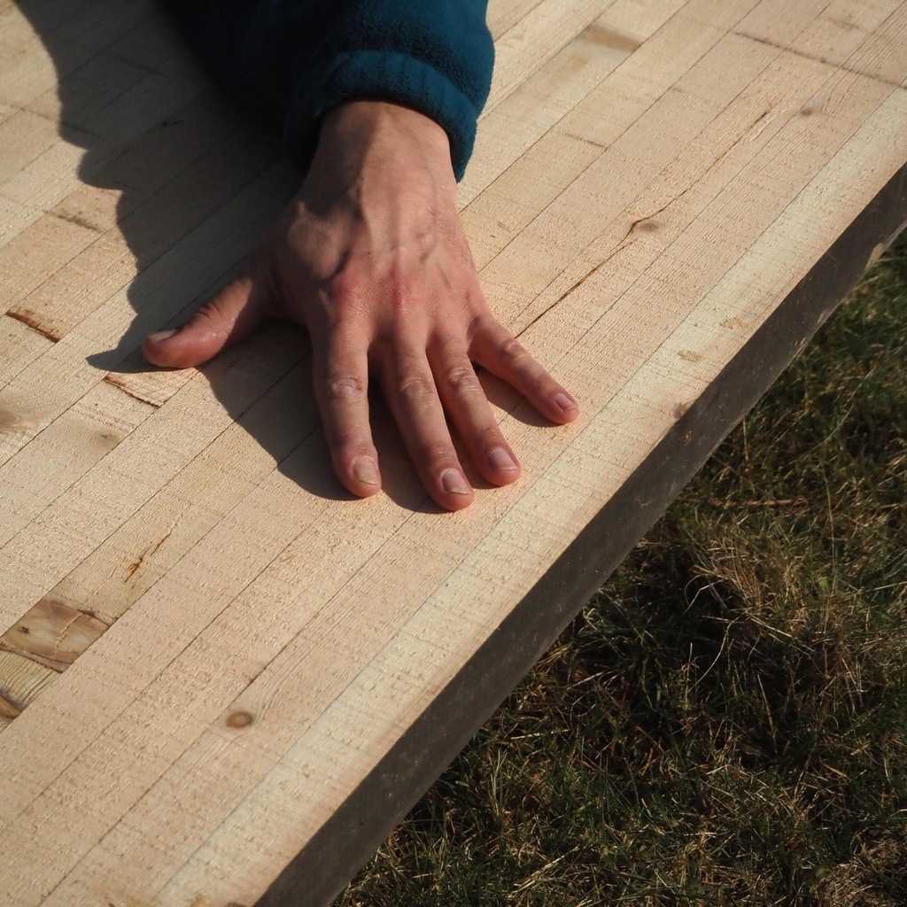 Glued laminated timber panel (L. 500 x W. 95 cm)