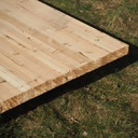 Glued laminated timber panel (L. ± 500 x W. 95 cm)