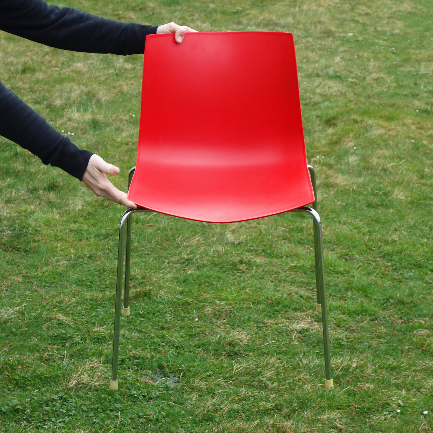 Stackable chair 'Catifa 46' by Lievore Altherr Molina for Arper (ca. 2004) - Red
