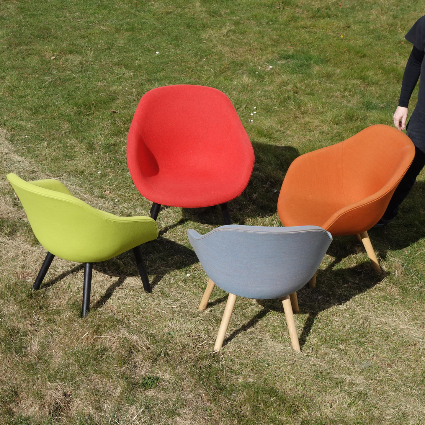 Lounge chair 'AAL 82' by Hee Welling for HAY - Orange