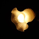 Adjustable wall sconce 'Lampoon' with brass socket and porcelain base (E14)