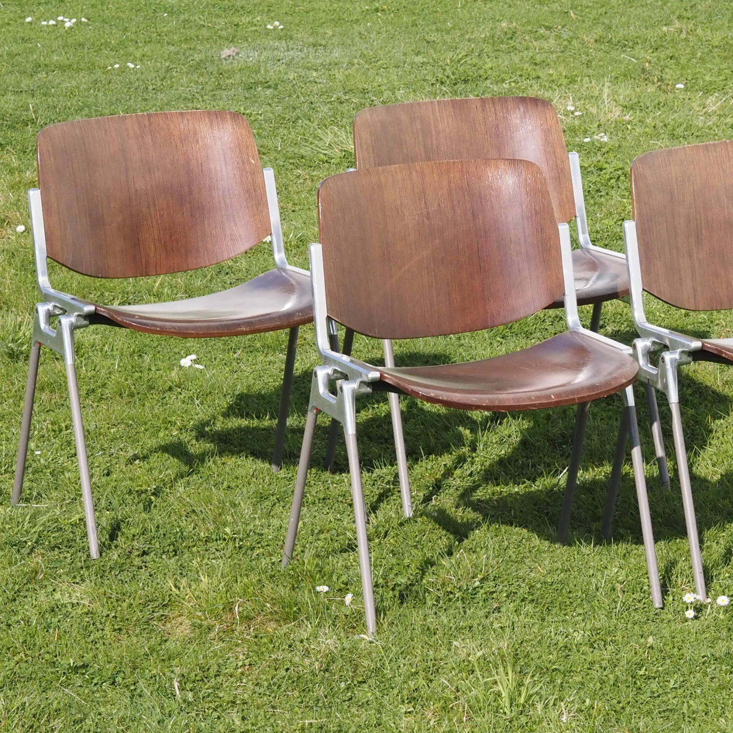 Stackable chair 'DSC 106' by Giancarlo Piretti for Anonima Castelli (ca. 1965)