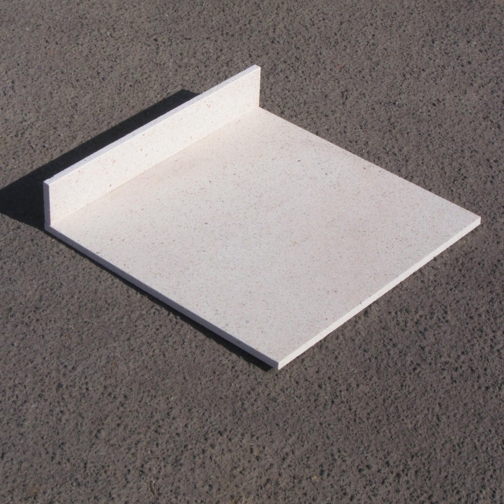 Floor plinth 'Elena' in terrazzo 'Vetisol Cristo' (L. 50 cm)