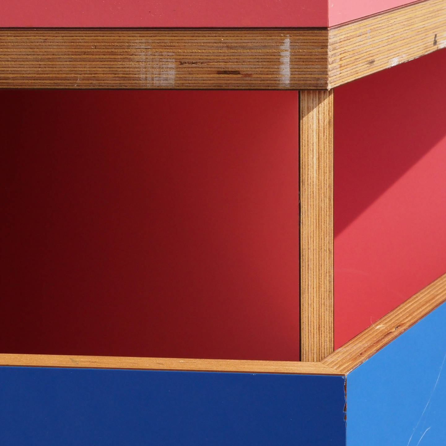 Seating structure by B-architecten from the Muntpunt library (various colors)