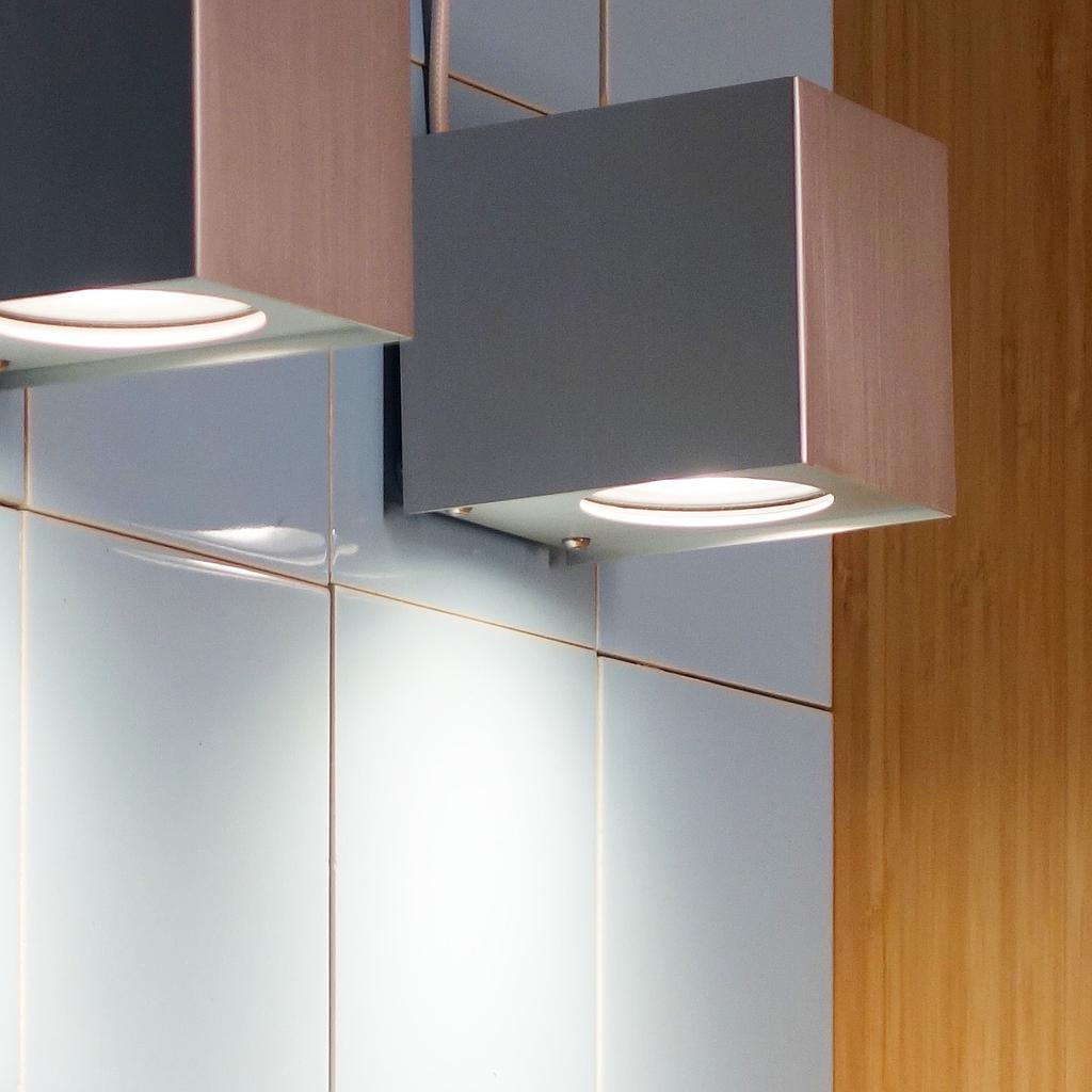 Outdoor wall light 'Tube Carre' by Wever &amp; Ducré (IP55)