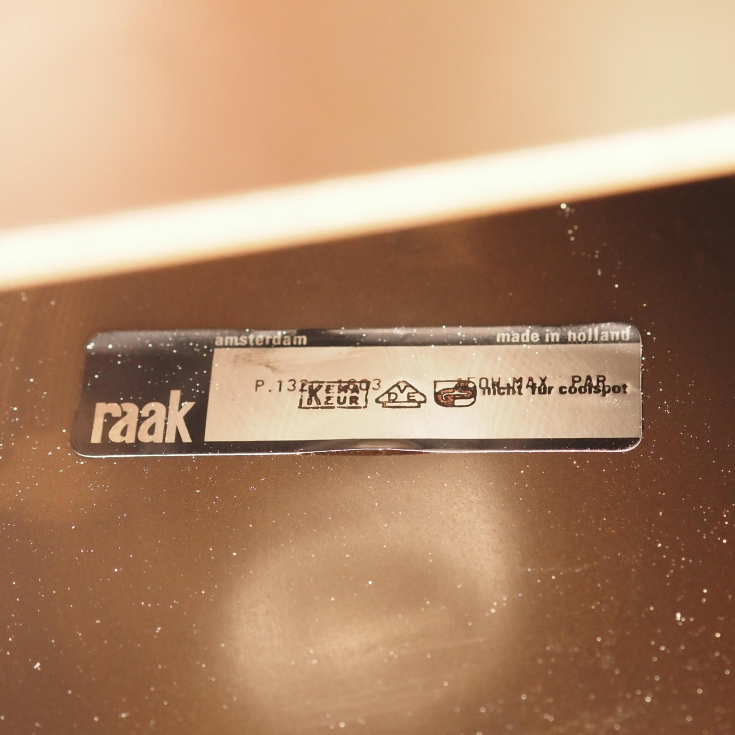 Ceiling light 'Viervoud' by Raak (ca. 1970)