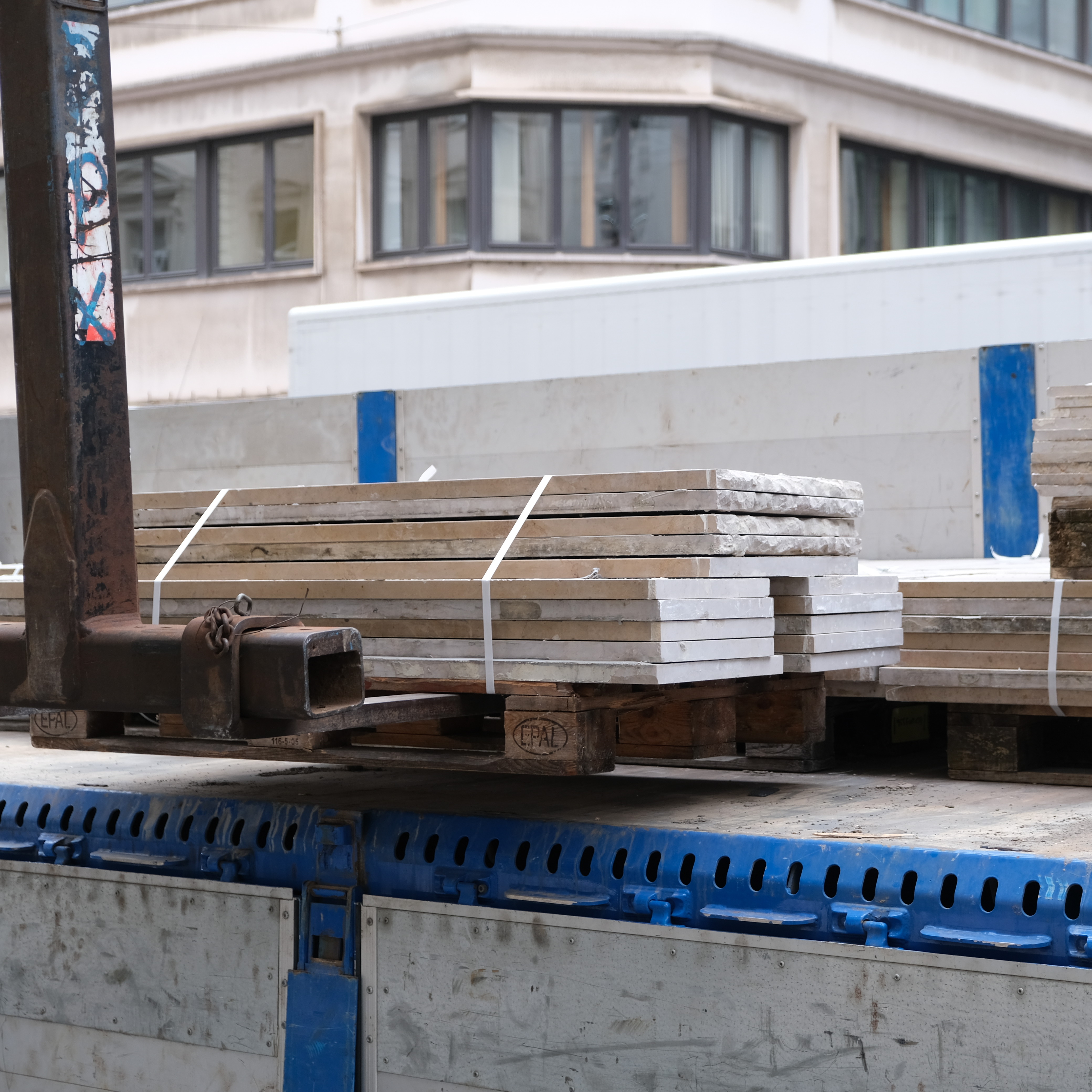Lunel Clair marble slabs (various sizes) - Only available in our physical shop