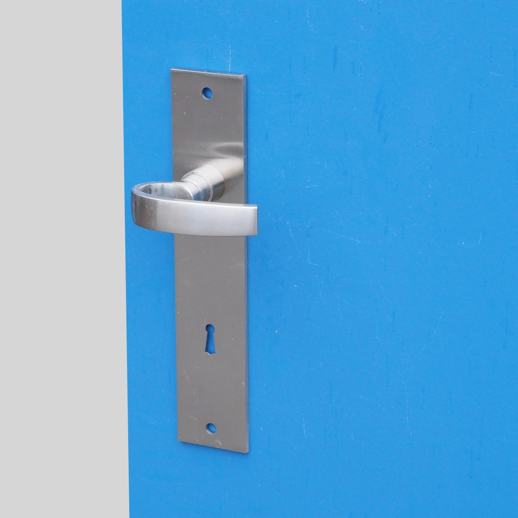 Door handle in nickel brass (ca. 1950)