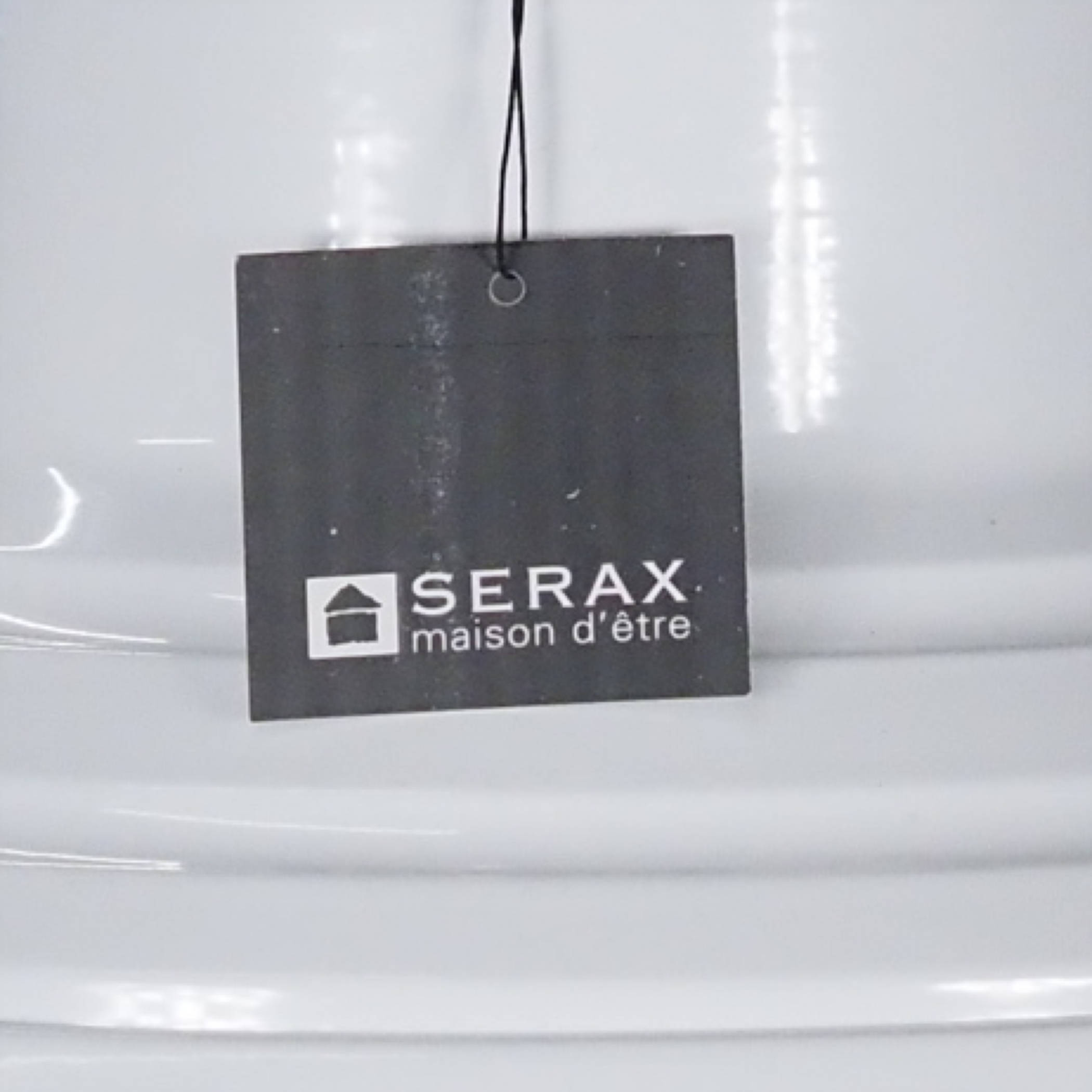 Hanging light 'Cabasa' in white lacquered steel by Serax
