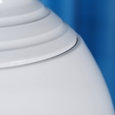 Hanging light 'Cabasa' in white lacquered steel by Serax