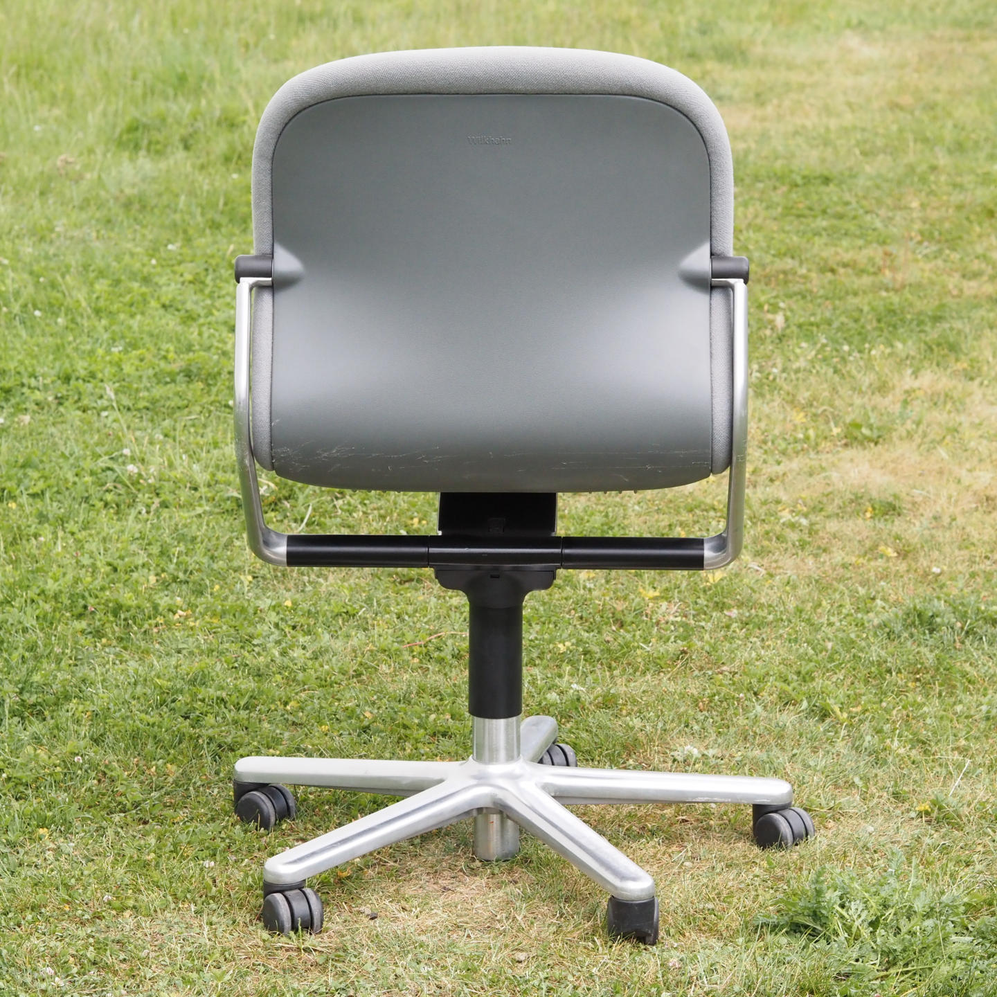 Swivel office chair 'FS 211/8' by Klaus Franck &amp; Werner Sauer for Wilkhahn (ca. 1980) - Grey