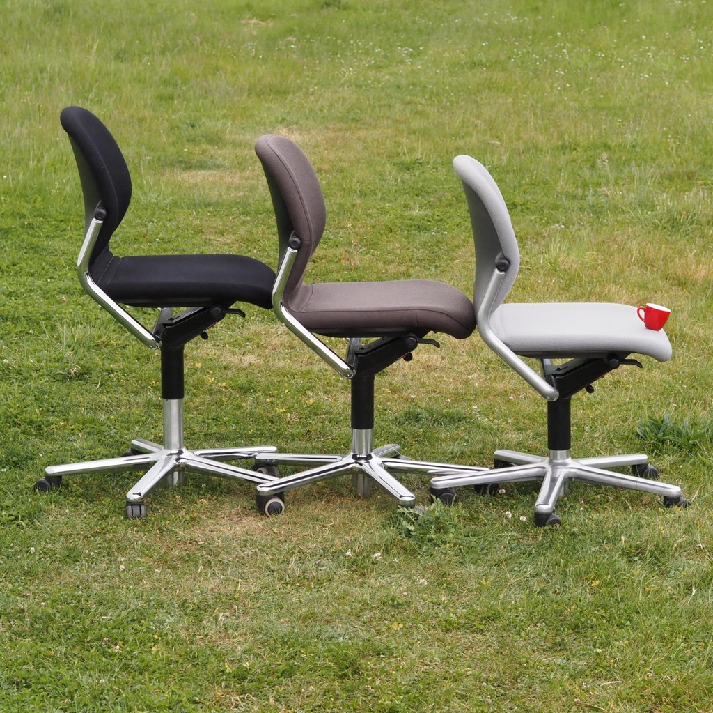 Swivel office chair 'FS 211/8' by Klaus Franck & Werner Sauer for Wilkhahn (ca. 1980) - Black