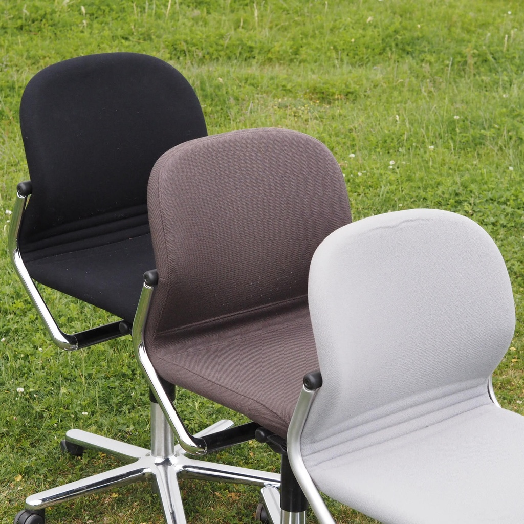 Swivel office chair 'FS 211/8' by Klaus Franck & Werner Sauer for Wilkhahn (ca. 1980) - Black