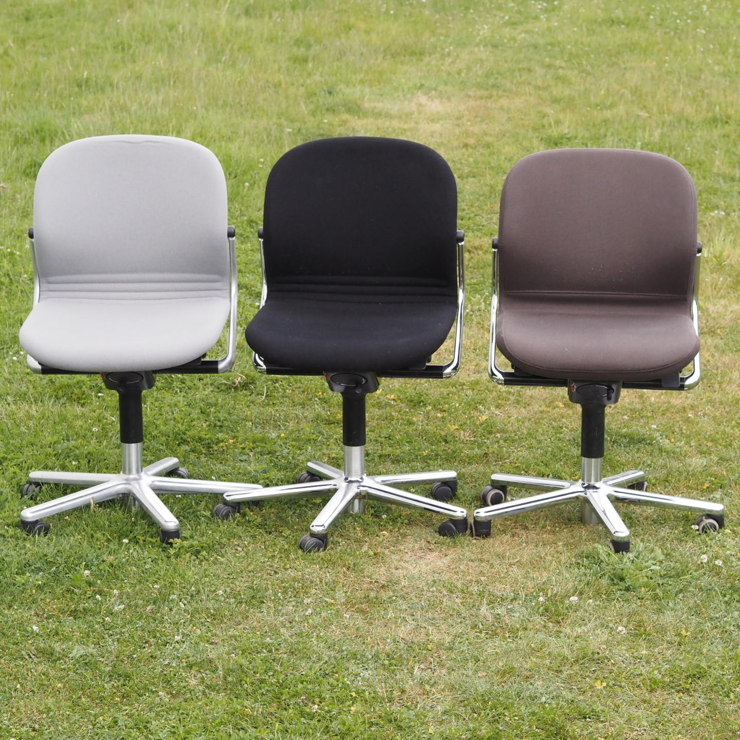 Swivel office chair 'FS 211/8' by Klaus Franck &amp; Werner Sauer for Wilkhahn (ca. 1980) - Black