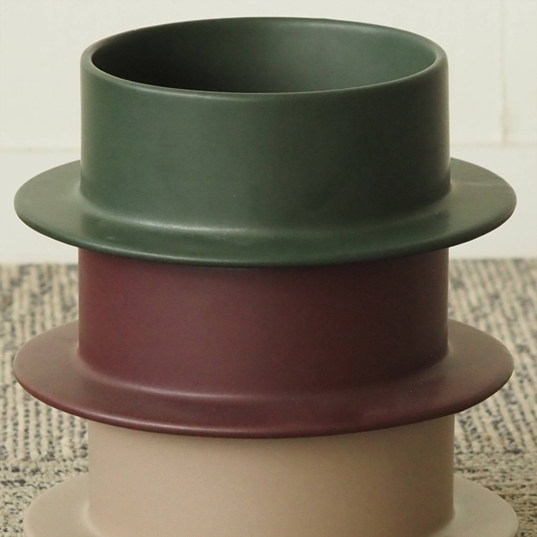 Ceramic bowl 'Dishes to dishes' by Glenn Sestig for Valerie Objects - H. 8 cm - (various colors)