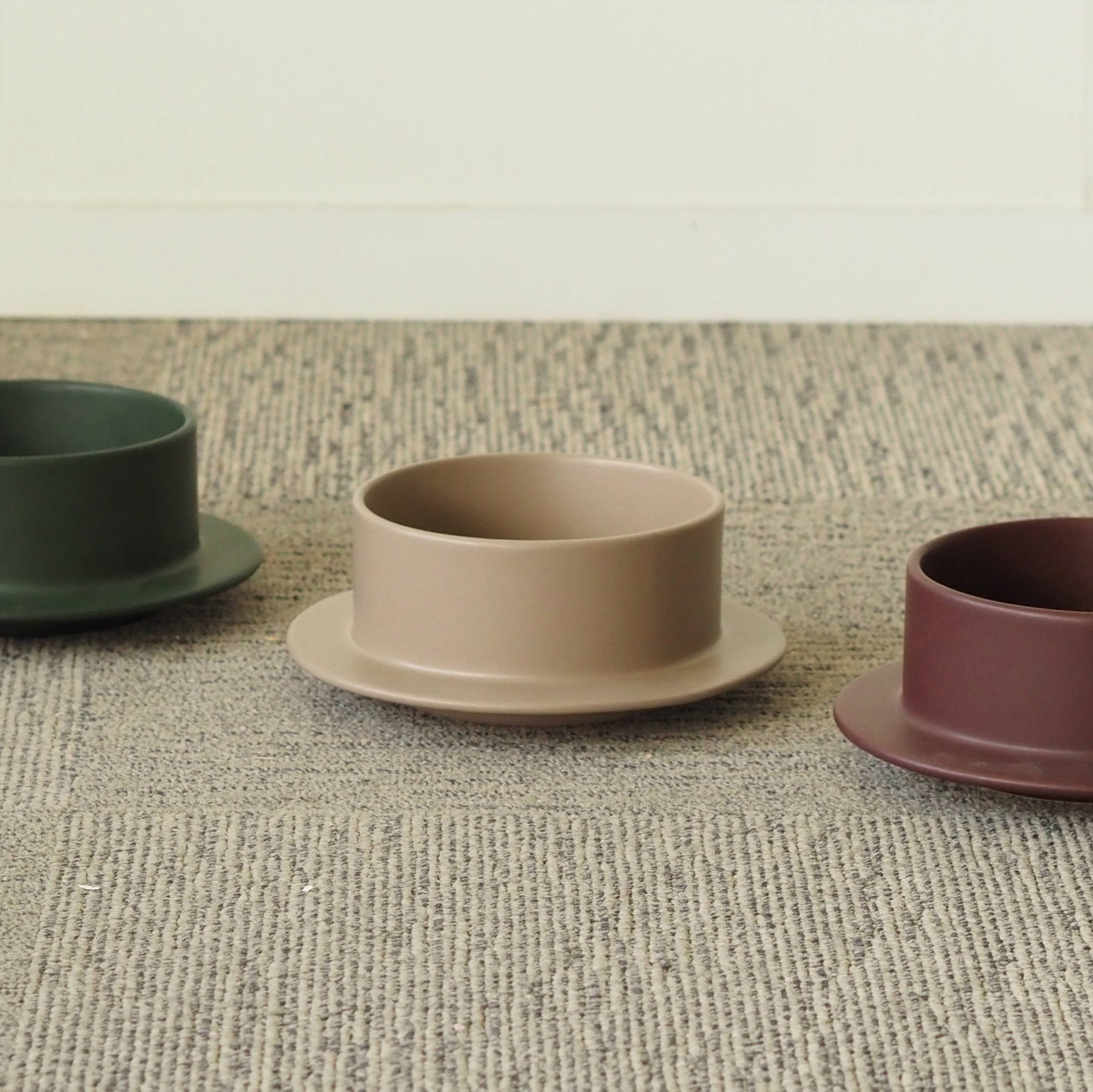 Ceramic bowl 'Dishes to dishes' by Glenn Sestig for Valerie Objects - H. 8 cm - (various colors)