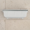 Outdoor recessed wall light 'Elegance' - White (IP44)